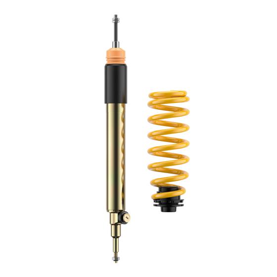 ST XTA plus 3 coilover suspension, galvanised steel (damping adjustable with top mounts) - BMW 1 Series E81 / E82 / E87 ST Suspension