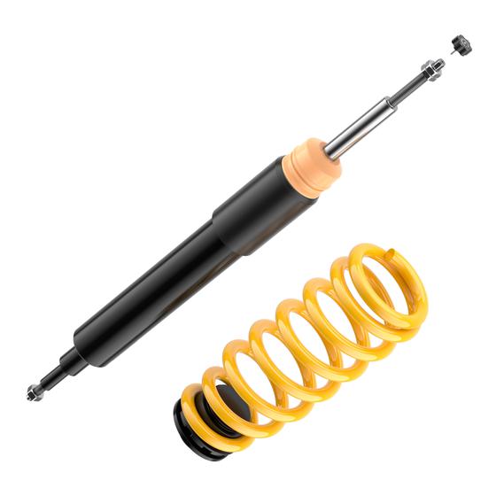 ST Coilovers ST XTA galvanized steel (adjustable damping with top mounts) - BMW 1 Series E81 / E82 / E87 ST Suspension