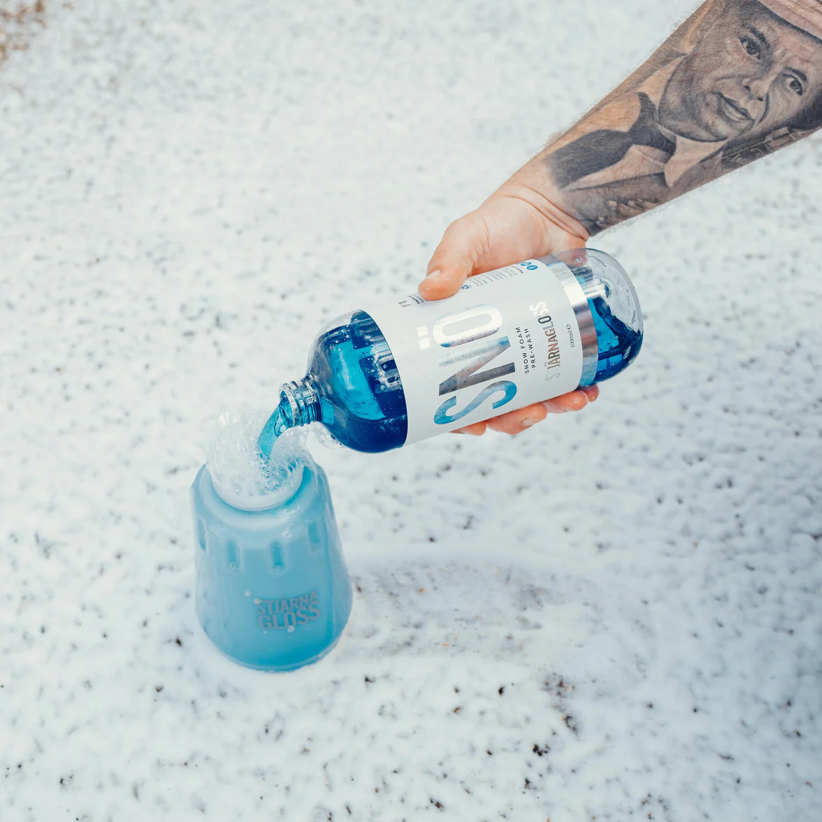 Stjarnagloss 1L Hero Bundle - Snow foam, rinse aid, wheel cleaner and pre-wash