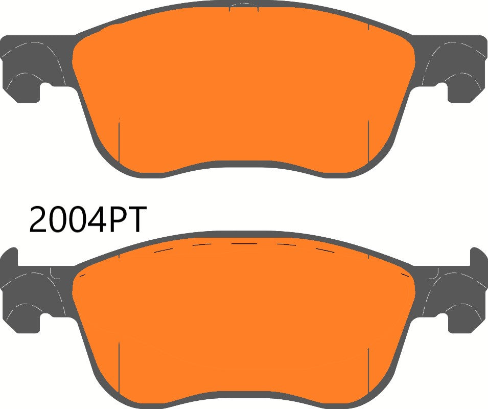 FIESTA Mk 8 1.5 ST ECOBOOST Front Performance Brake Pads 2004 PBS Brakes