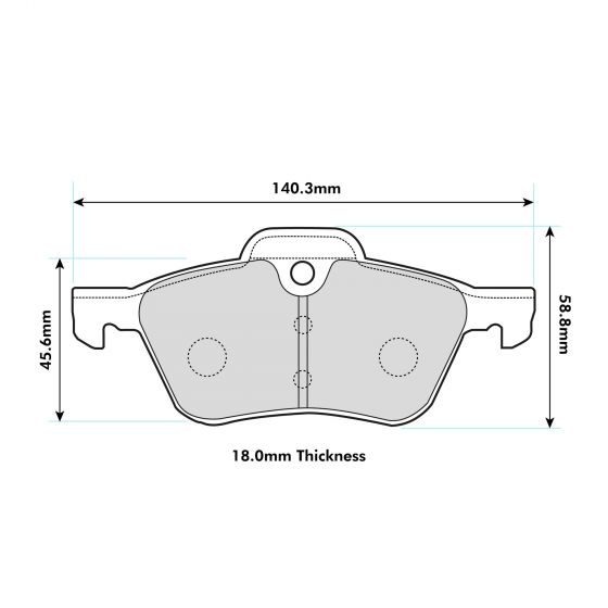 MINI R50 Front Performance Brake Pads 8138 PBS Brakes