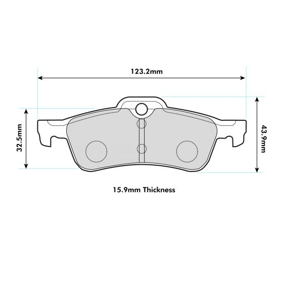 MINI Rear Performance Brake Pads 8139 PBS Brakes