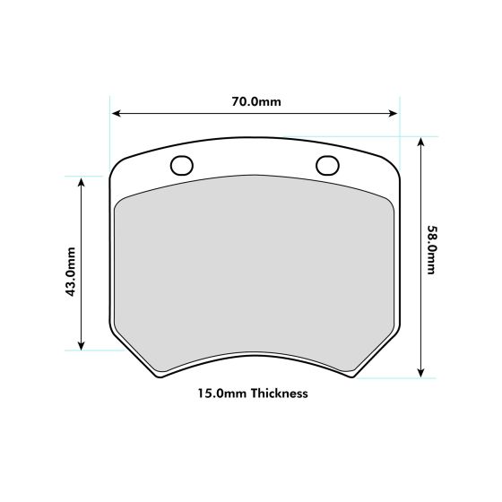 GOLF GTI TCR Rear Performance Brake Pad 0820 PBS Brakes