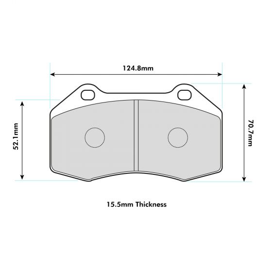 Renault Megane II R26 Front Performance Brake Pads Brembo Caliper 8541 PBS Brakes