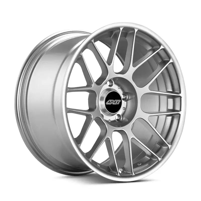 Apex ARC-8 Alloy Wheel 17x8 ET25 4x100 Race Silver 57.1mm CB Apex Wheels