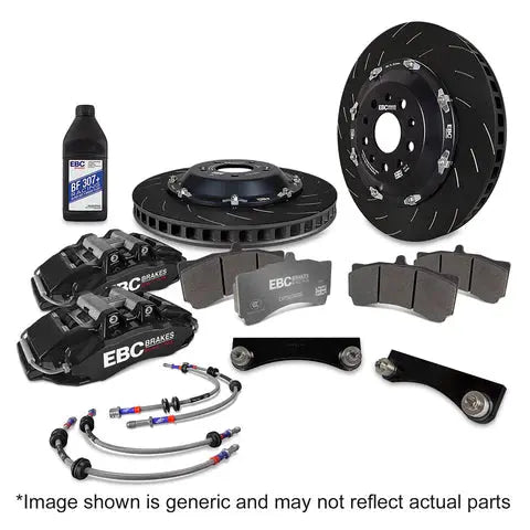 EBC 6-Piston Apollo Big Brake Kit, 355mm (BBK041) Front EBC Brakes