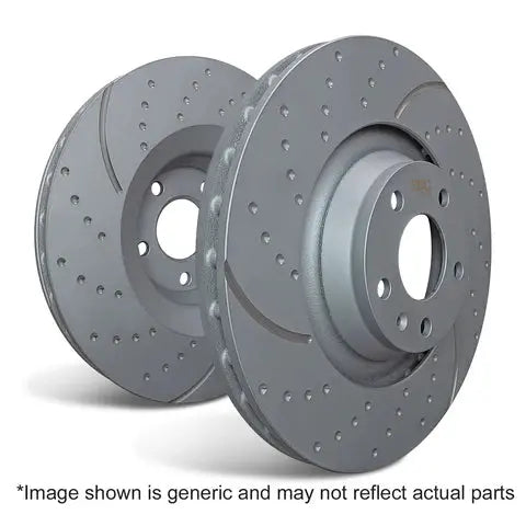 EBC GD Series Slotted and Dimpled Sport Discs (Pair - Front) (GD2186) EBC Brakes