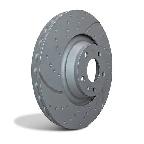 EBC GD Series Slotted and Dimpled Sport Discs (Pair) (GD1007) (Front) EBC Brakes