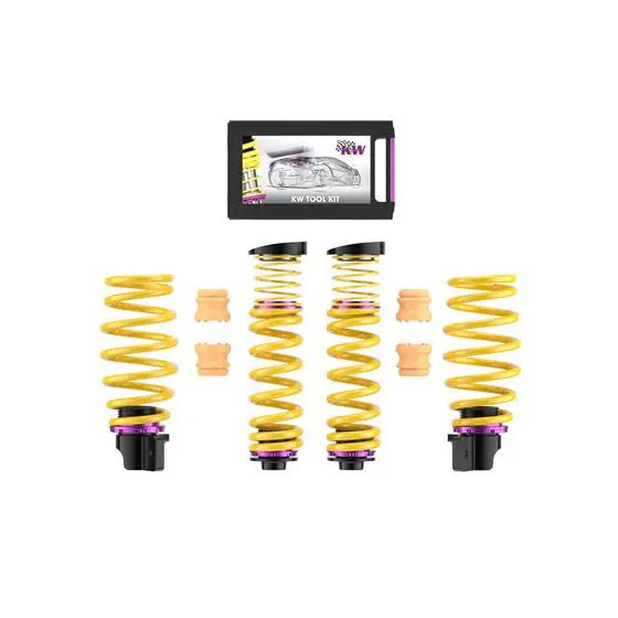 KW height-adjustable springs kit (Lowering springs) - BMW F8X M2/M3/M4 KW Suspension
