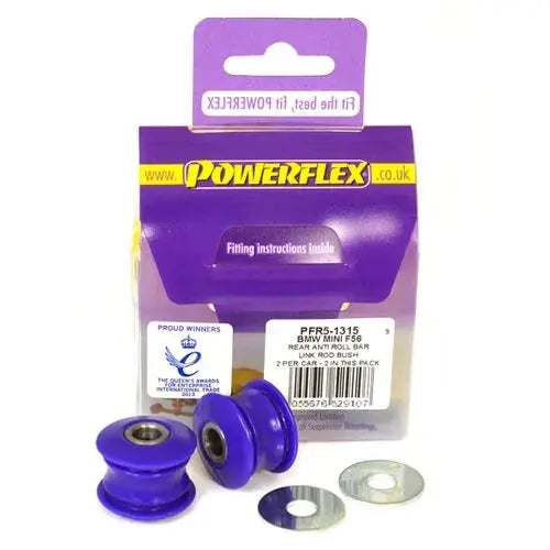 Mini F56 (2014 Onwards) Powerflex Pack Of 2 Rear Anti Roll Bar Link Rod Bushes Powerflex