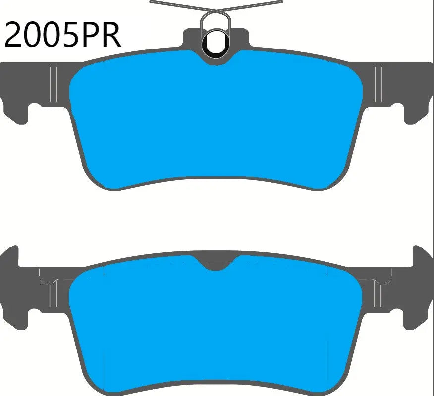 FIESTA Mk 8 1.5 ST ECOBOOST Rear Performance Brake Pads 2005 PBS Brakes