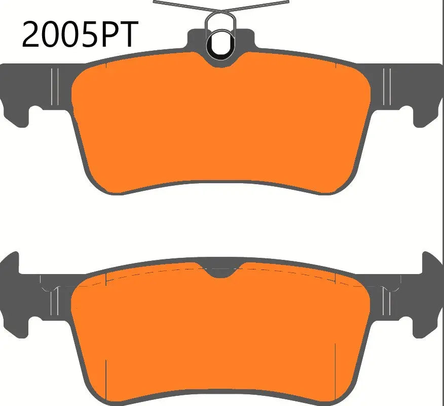 FIESTA Mk 8 1.5 ST ECOBOOST Rear Performance Brake Pads 2005 PBS Brakes