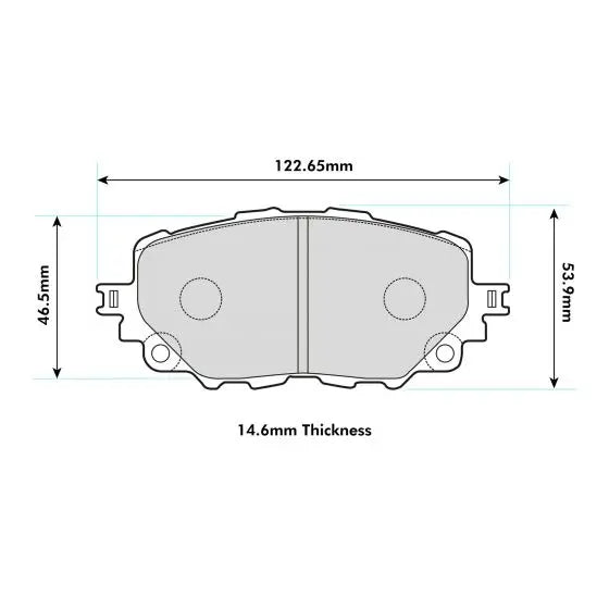 MX5 MK4 Front ProRace Pads 2015>now 8745PR PBS Brakes