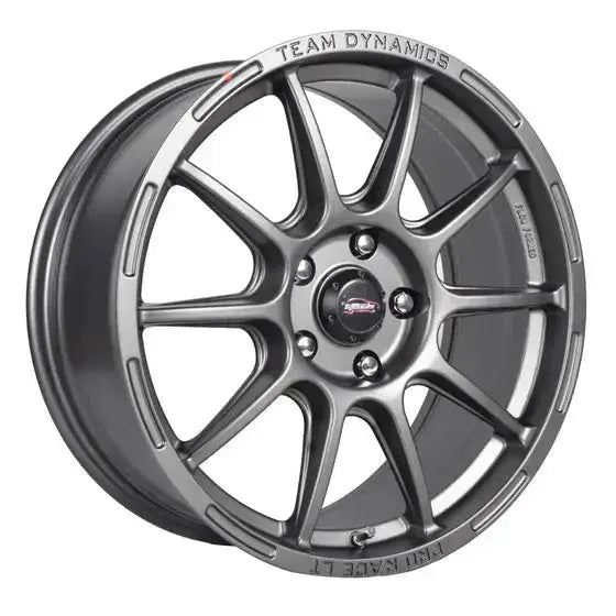 Team Dynamics Pro Race LT Alloy Wheel 19x8.5 ET45 5x114 Matt Gunmetal 73mm CB Team Dynamics