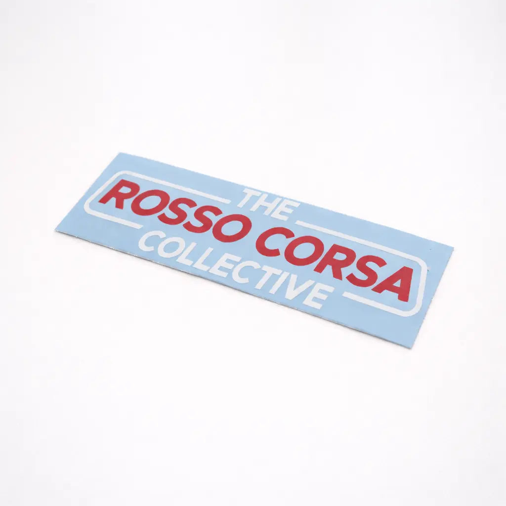 The Rosso Corsa Collective Rectangle Sticker The Rosso Corsa Collective