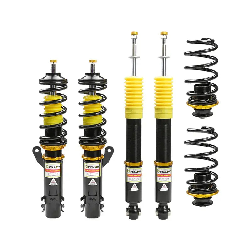 YSR Dynamic Pro Sport Coilovers Volkswagen Polo 6R/6C 09-17 Yellow Speed Racing