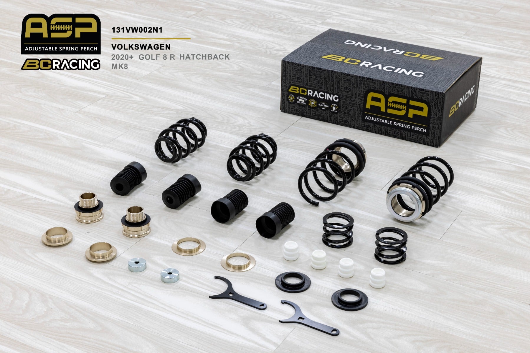 BC Racing ASP Suspension - Volkswagen Golf MK8 Variant AWD (54.5mm) (2020+)