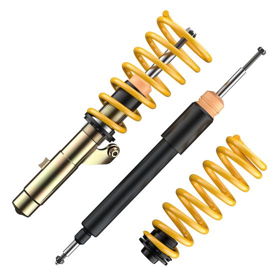 ST Coilovers ST X galvanized steel (with fixed damping) - BMW 1 Series E81 / E82 / E87 ST Suspension