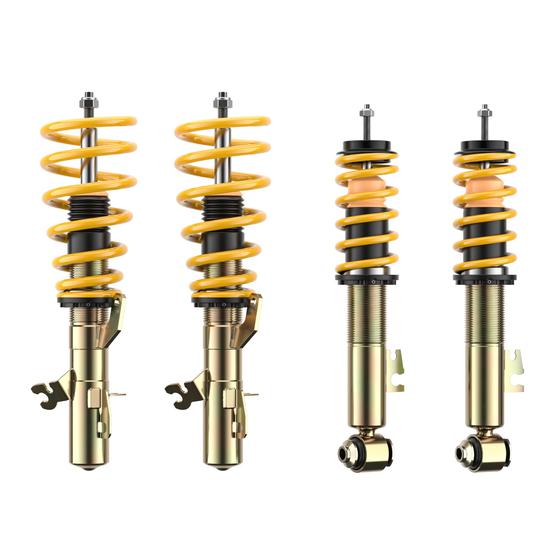 ST Coilovers ST X galvanized steel (with fixed damping) - Mini R55 Clubman