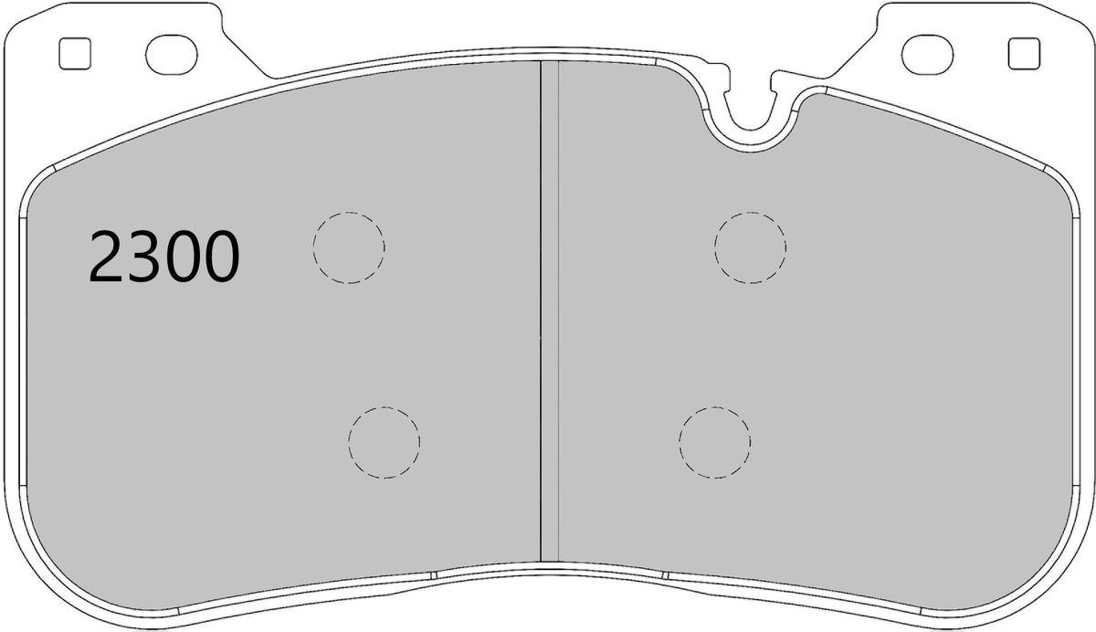 BMW G82 M4 Front Performance Brake Pads 2300 only for 395mm disc cars PBS Brakes