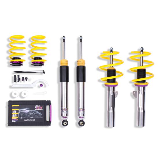 KW Coilover suspension V3 inox (incl. deactivation for electronic dampers) - Mini Cooper F56 (For cars with EDC)