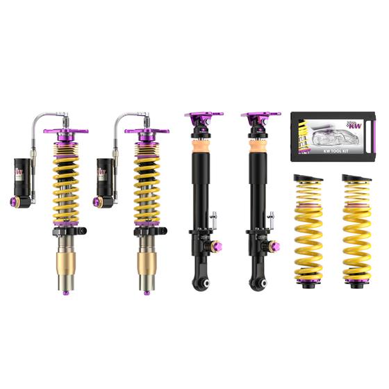 KW Coilover suspension V4 Clubsport incl. top mounts (incl. deactivation for electronic dampers) - BMW 2/3/4 Series G8X M2/M3/M4