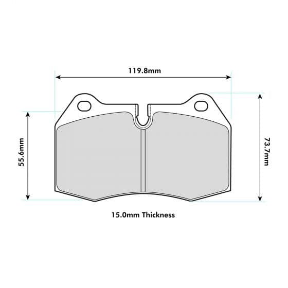 Honda Integra DC5 Front Performance Brake Pads 8071 PBS Brakes