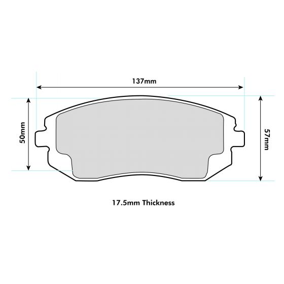 Toyota GT86 Front PBS Performance Brake Pads 8222 PBS Brakes