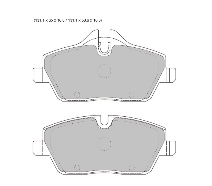BMW 1 series E81 118i CC 1800 KW 95PBS front Pads 8403 PBS Brakes