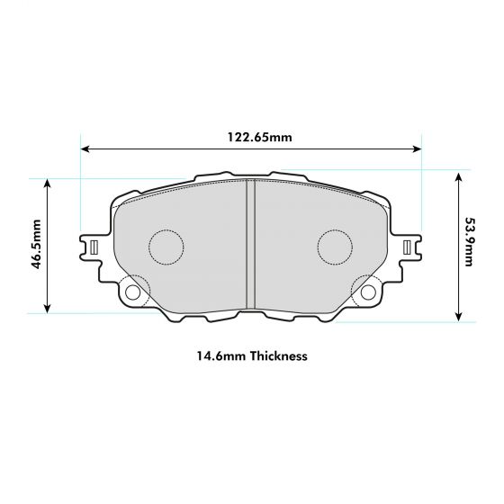 MX5 MK4 Front ProRace Pads 2015>now  8745PR PBS Brakes