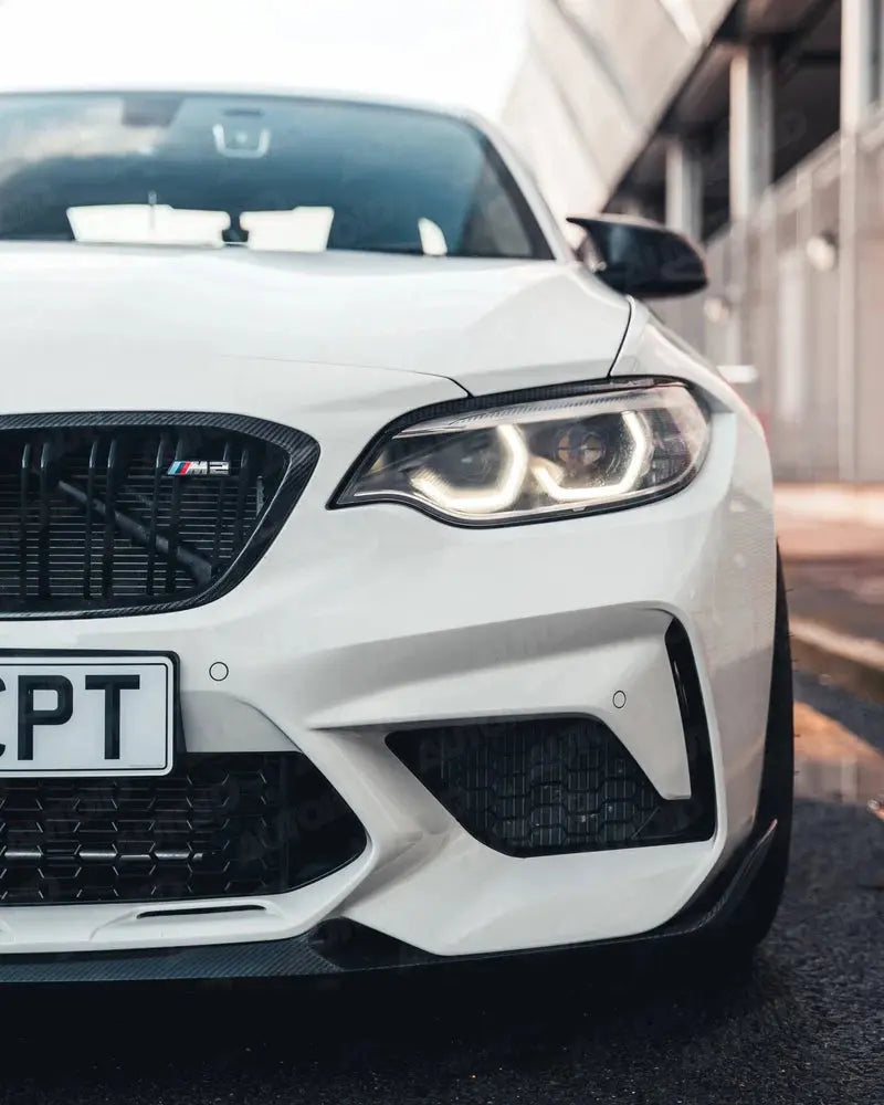 BMW 2 Series F22, M2 & M2 Competition F87 Carbon Fibre Headlight Trims by FORM (2014-2021) FORM