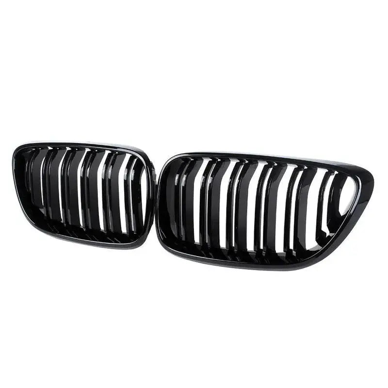 BMW M2 F87, 2 Series, M235i & M240i F22 F23 Gloss Black Kidney Grilles by FORM (2014-2020) FORM