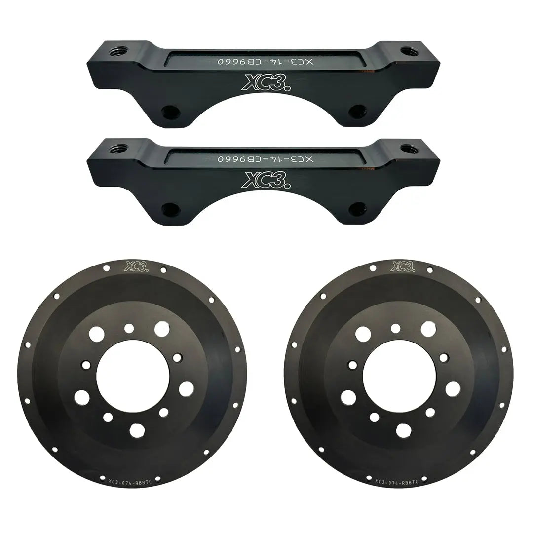 BMW M2 / M3 / M4 F8X BTCC Brake Conversion Kit – Caliper Carriers & Rotor Bells for AP Racing CP9660 | XC3 Engineering XC3 Engineering