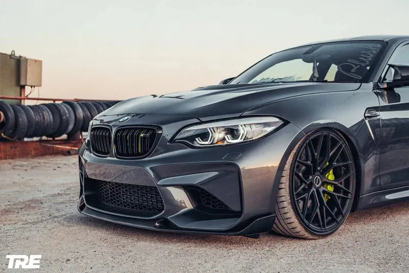 BMW M2 OG F87 Pre-Preg Carbon Fibre Front Splitter by TREVORA (2015-2018) Trevora
