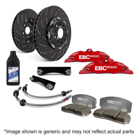 EBC Apollo 4-Piston Big Brake Kit, 330mm (BBK019) Front EBC Brakes