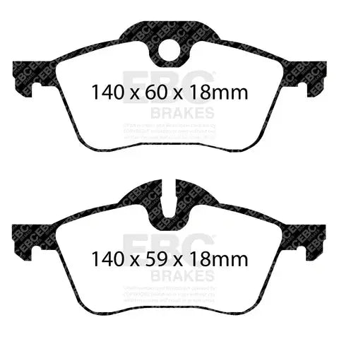 EBC Bluestuff NDX Trackday Brake Pad Set (DP51388NDX) (Front) EBC Brakes