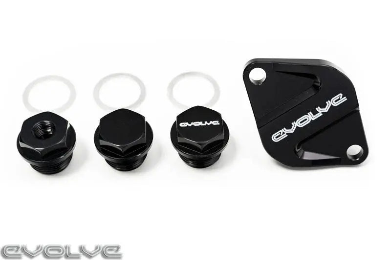 Evolve Performance Billet Oil Thermostat Cover Dress Up Kit - BMW N54 | N55 | S55 Evolve Automotive
