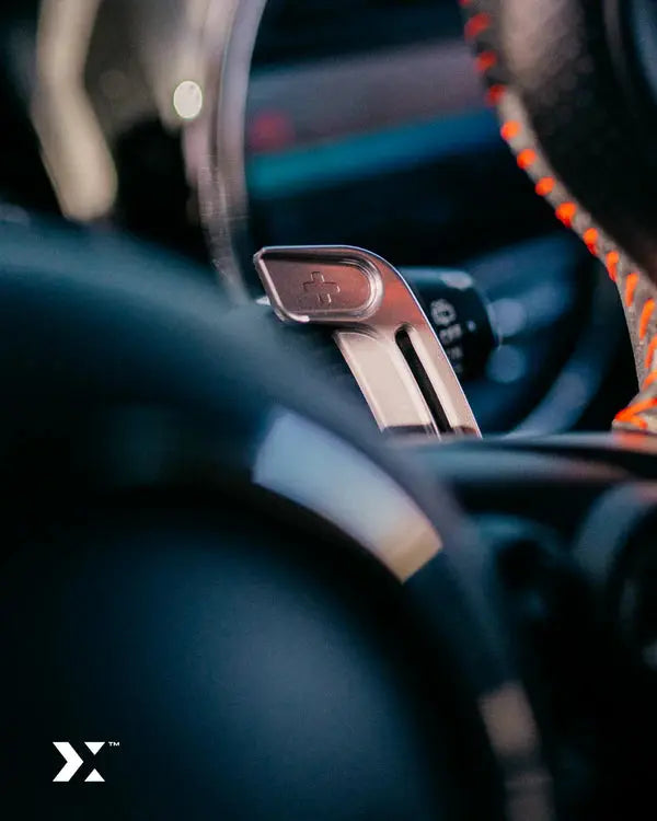 MMX Gear shift paddles | F56 Mini | Titanium MMX