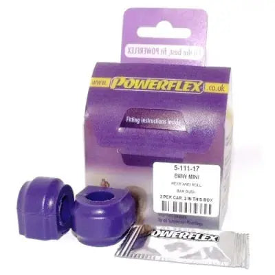Mini R53 (2003-2006) Powerflex Pack Of 2 Anti Roll Bar Bushes 17mm Powerflex