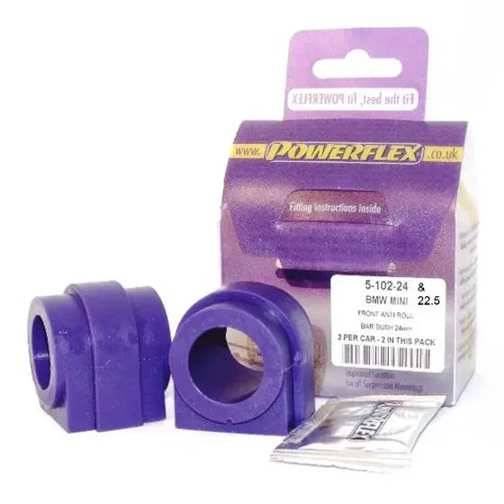 Mini R56 (2007-2013) Powerflex Pack Of 2 Anti Roll Bar Bushes 22.5mm Powerflex