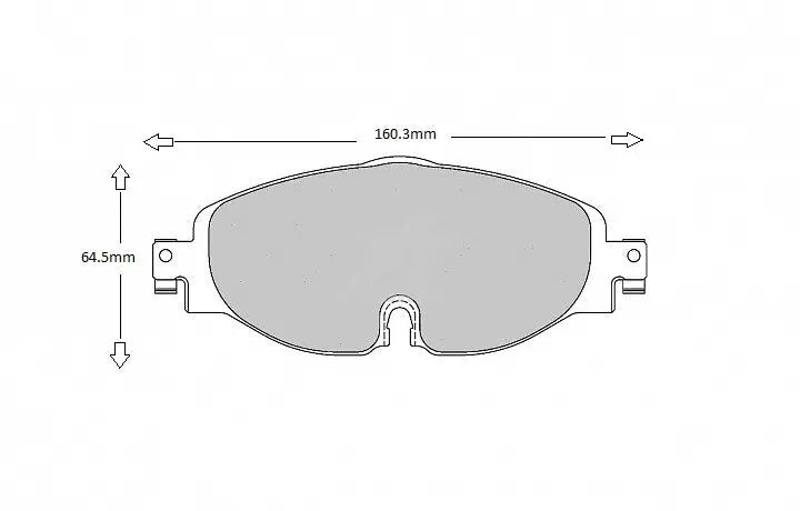 Audi TT TT (FV3) (FV9) PBS Performance Brake Pads 2014>on 8638 PBS Brakes
