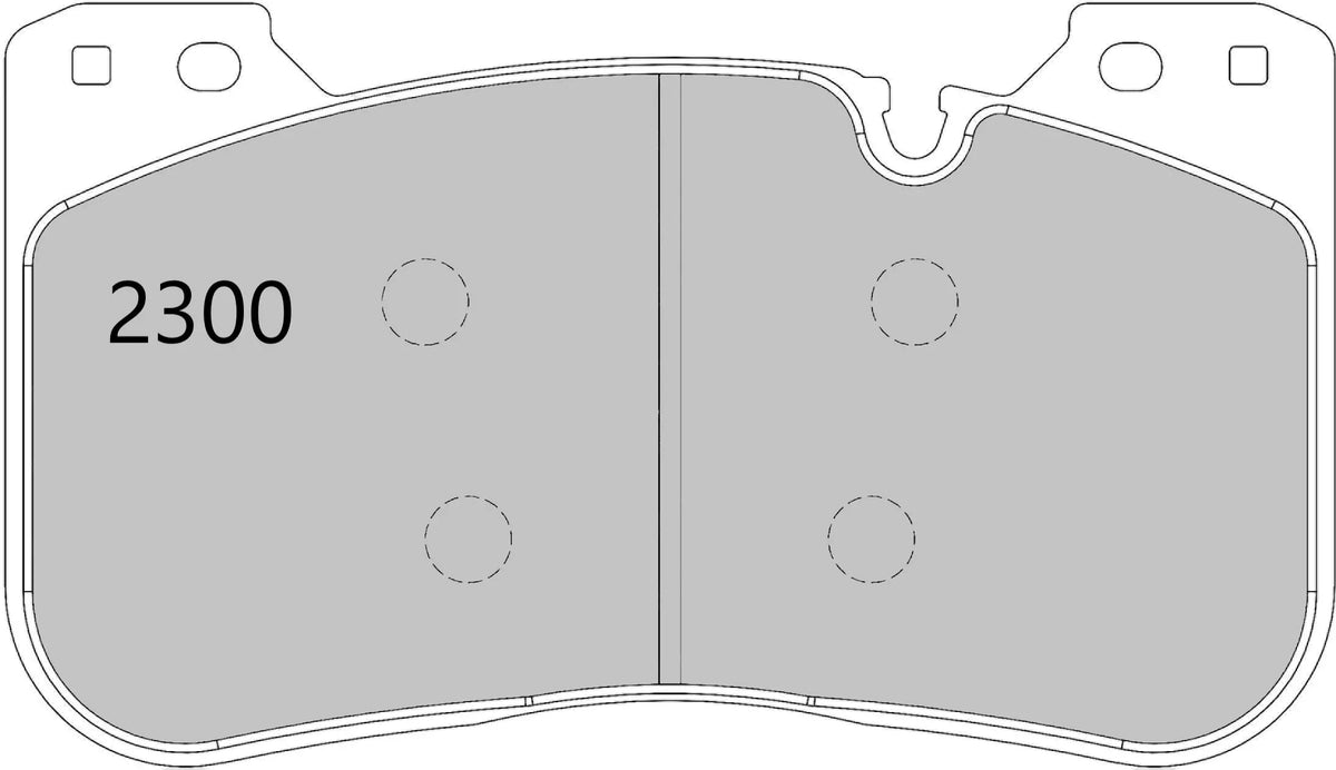 BMW G82 M4 Front Performance Brake Pads 2300 only for 395mm disc cars PBS Brakes