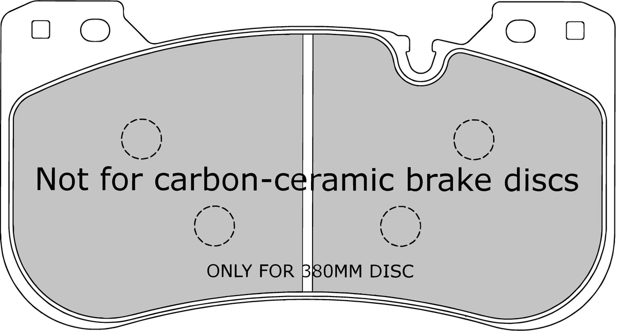 BMW G82 M4 Front Performance Brake Pads 2301 - ONLY FOR 380mm DISC PBS Brakes