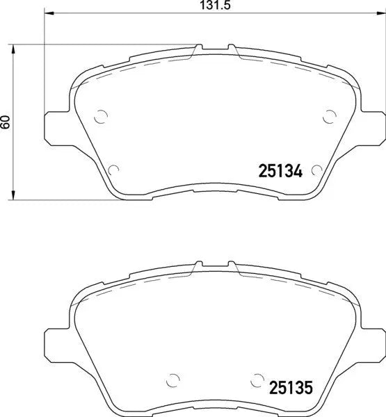 Ford Fiesta ST180/200 Mk7 Front Performance Brake Pads 1730 PBS Brakes