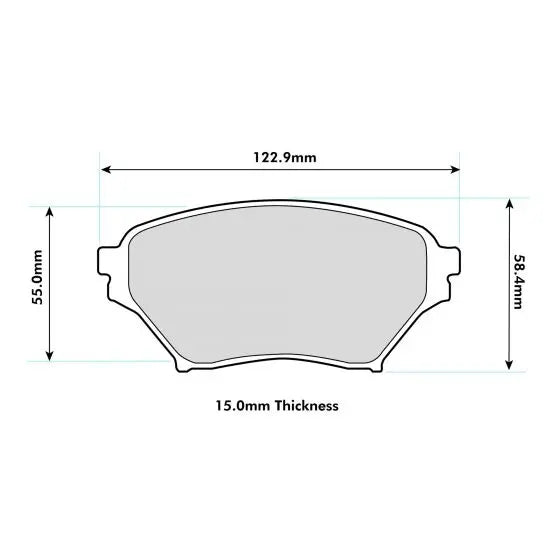 Mazda MX5 (NB) - SVT Sport / MazdaSpeed Front Performance Brake Pads 8182 PBS Brakes