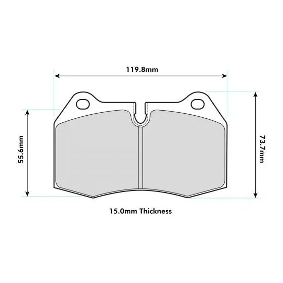 Nissan 350Z Front Performance Brake Pads 8071 PBS Brakes