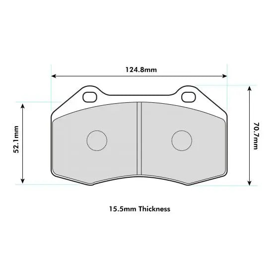 Renault Megane II R26 Front Performance Brake Pad Brembo Caliper 8541 PBS Brakes