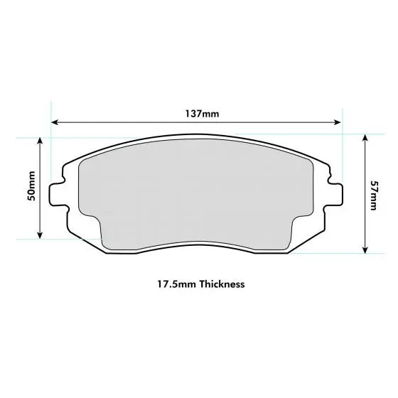 SUBARU BRZ Front PBS Performance Brake Pads 8222 PBS Brakes