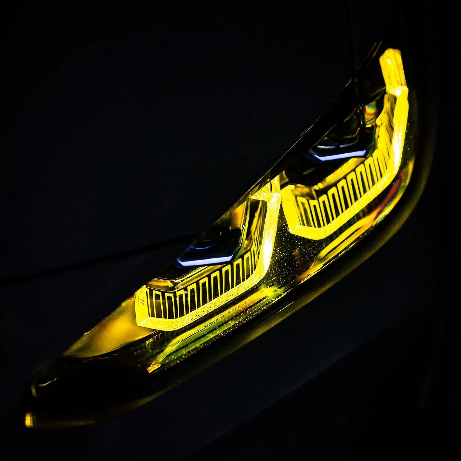 R44 BMW CSL Yellow Daytime Running Lights LED Module Set For BMW G80/G81 M3 & G82/G83 M4 (2021-2024) R44 Performance