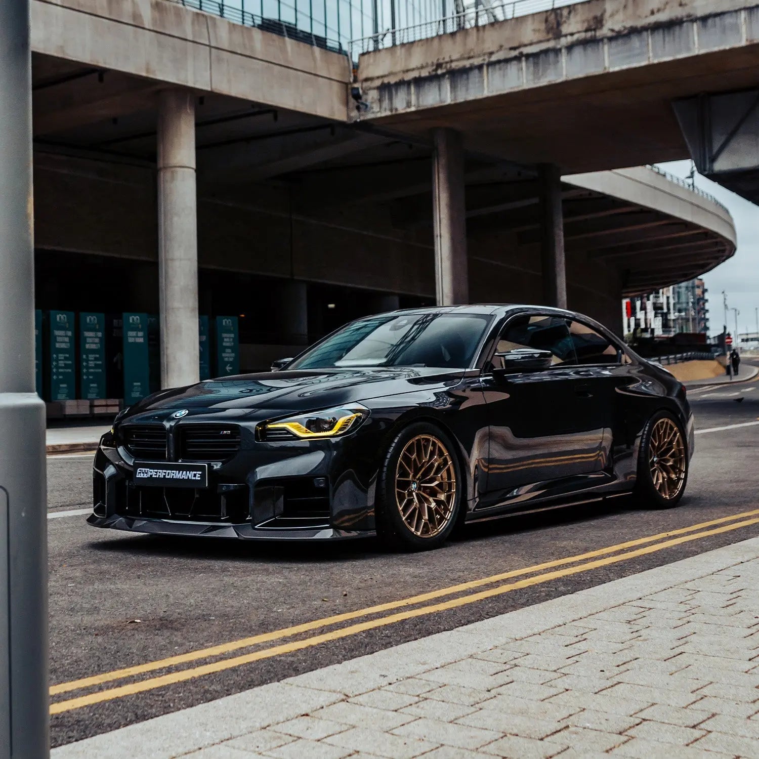R44 BMW M2/2 Series CSL Yellow Daytime Running Lights LED Module Set (G87/G42) R44 Performance